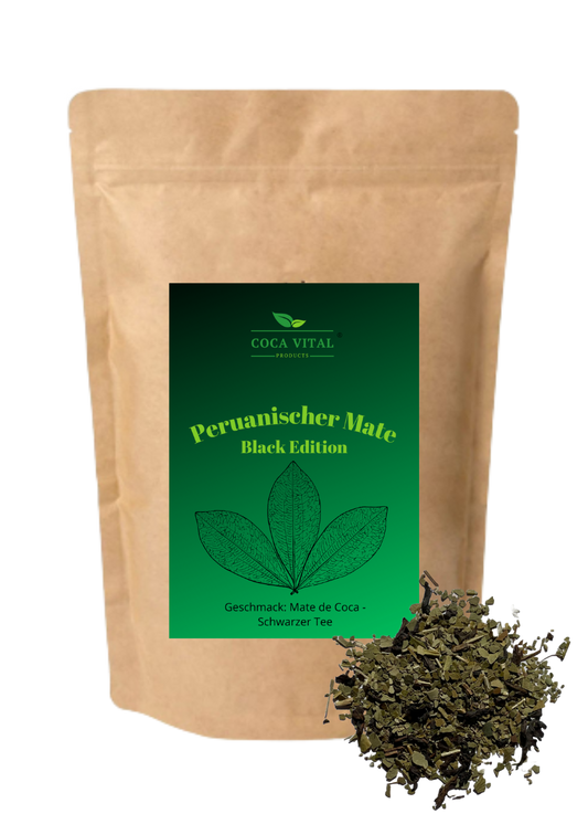 Detailansicht der Verpackung von Black Edition Mate Tee.