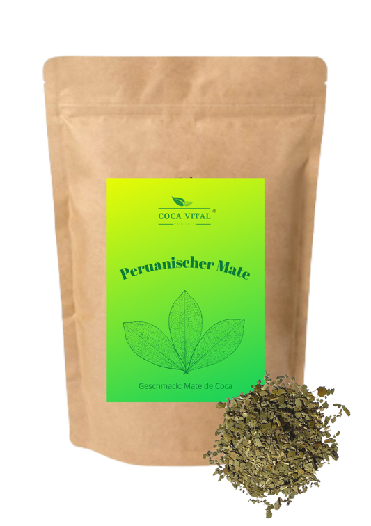 Lose Teeblätter des Peruanischen Mate Tee mit Mate de Coca Aroma.