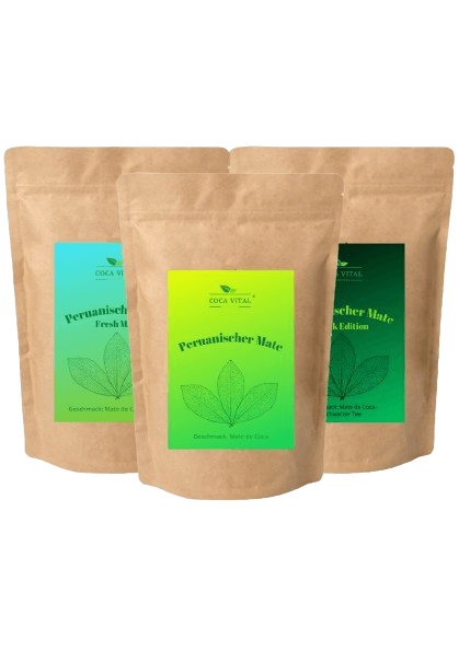 Peruanisches Mate Vorteilspaket mit drei einzigartigen Varianten.
